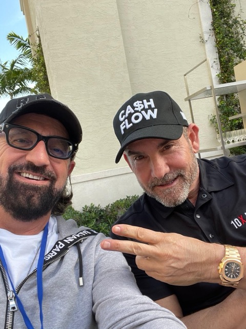 Terry Fisher taking a selfie with Grant Cardone